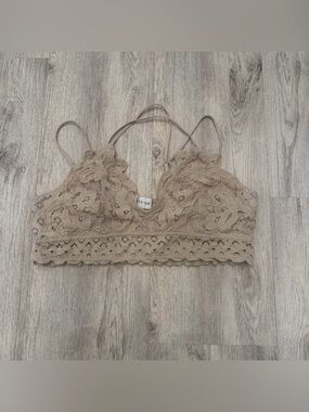 Luca + Grae Lace Longline Bralette Size 3XL Criss Cross Back